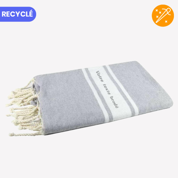 custom grey fouta