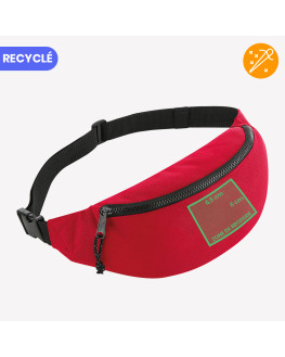 personalised red fanny pack