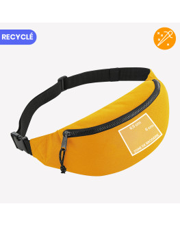 personalised yellow fanny pack