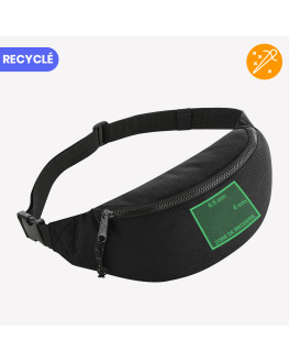 personalised black fanny pack