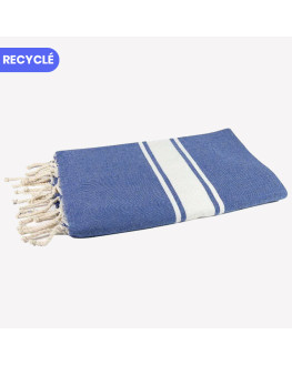 fouta bleu foncé